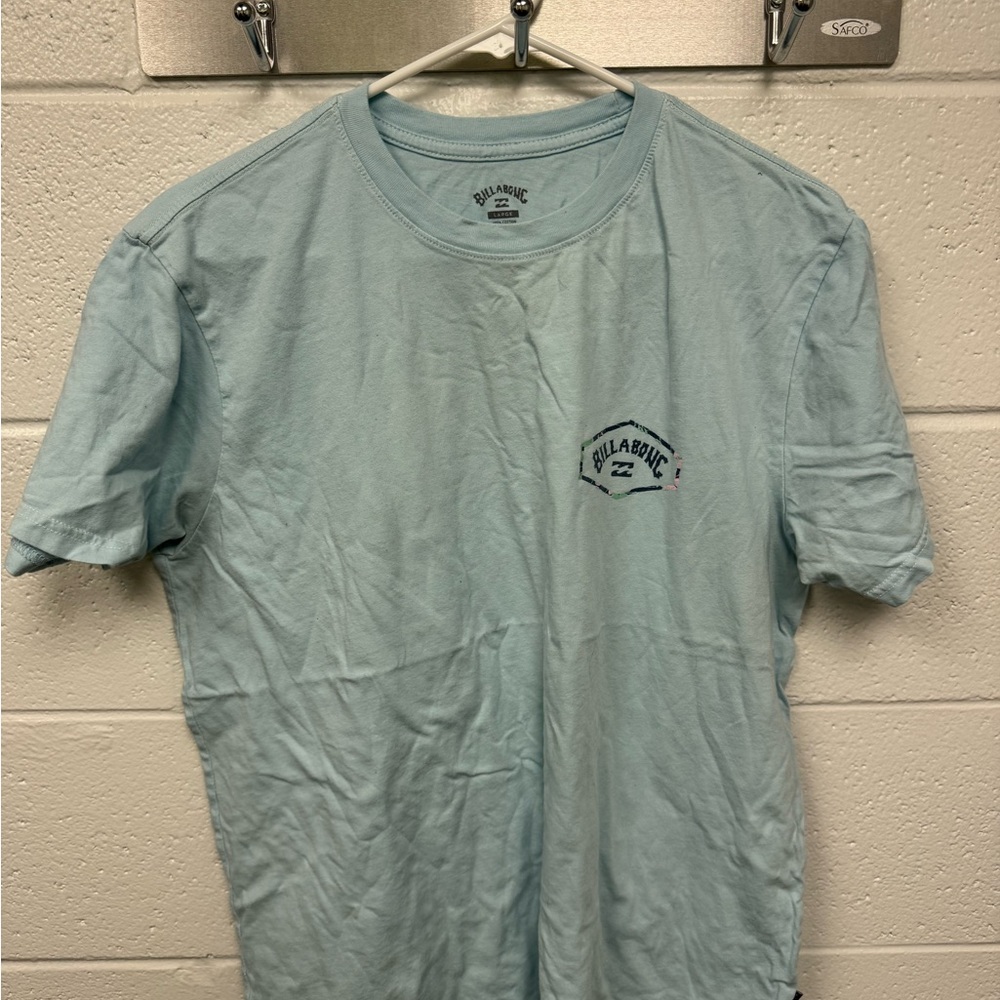 Billabong Men's Sky Blue Short Sleeve Tee